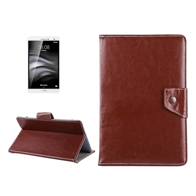ซองหนังแท็บเล็ตขนาด 7 นิ้ว Crazy Horse Texture เคสเชลล์พร้อมตัวยึดสำหรับ Galaxy Tab A 7.0 (2016) / T280 & Tab 4 7.0 / T230 & Tab Q T2558, Colorfly G708, Asus ZenPad 7.0 Z370CG, Huawei MediaPad T1 7.0 / T1-701u