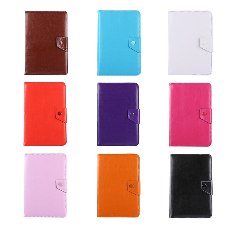 ซองหนังแท็บเล็ตขนาด 7 นิ้ว Crazy Horse Texture เคสเชลล์พร้อมตัวยึดสำหรับ Galaxy Tab A 7.0 (2016) / T280 & Tab 4 7.0 / T230 & Tab Q T2558, Colorfly G708, Asus ZenPad 7.0 Z370CG, Huawei MediaPad T1 7.0 / T1-701u