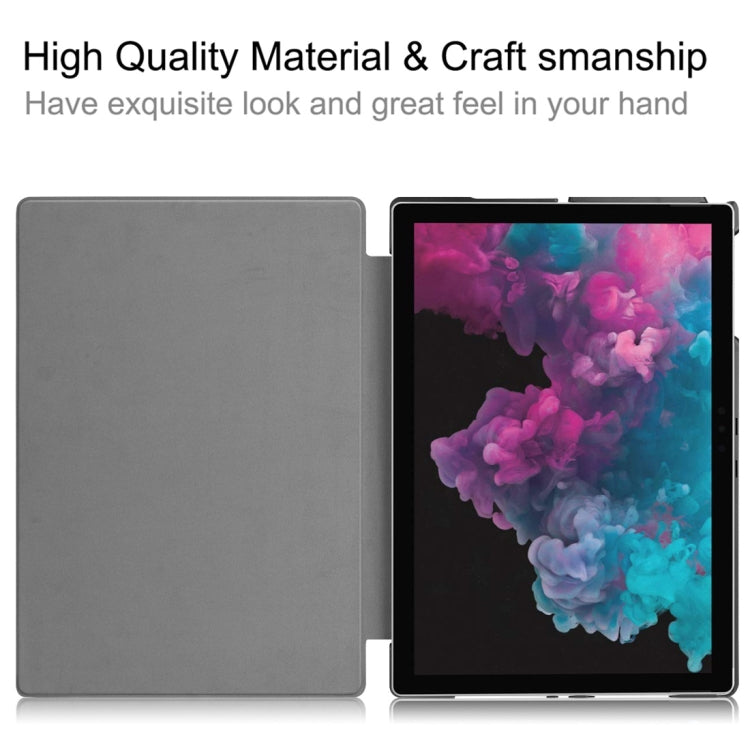 รูปแบบกราฟฟิตีสีซองหนัง PU พลิกแนวนอนสำหรับ Microsoft Surface Pro 4/5/6 12.3 นิ้วพร้อมตัวยึดและช่องเสียบปากกา, For Microsoft Surface Pro 4 / 5 / 6 12.3 inch