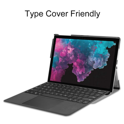 รูปแบบกราฟฟิตีสีซองหนัง PU พลิกแนวนอนสำหรับ Microsoft Surface Pro 4/5/6 12.3 นิ้วพร้อมตัวยึดและช่องเสียบปากกา, For Microsoft Surface Pro 4 / 5 / 6 12.3 inch