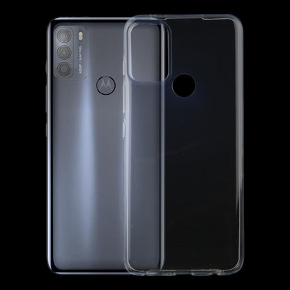 สำหรับ Motorola Moto G50 0.75 มม. บางเฉียบโปร่งใส TPU เคสป้องกัน, For Motorola Moto G50
