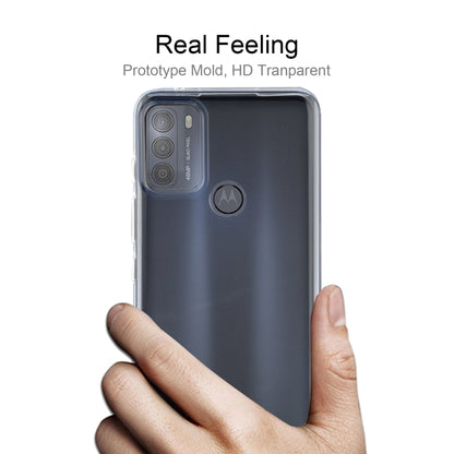 สำหรับ Motorola Moto G50 0.75 มม. บางเฉียบโปร่งใส TPU เคสป้องกัน, For Motorola Moto G50