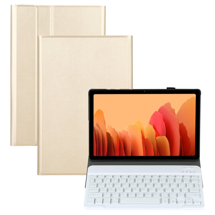 A500S แป้นพิมพ์แบ็คไลท์บลูทูธแบบถอดได้ Ultrathin เคสแท็บเล็ตหนังพลิกแนวนอนพร้อมตัวยึดสำหรับ Samsung Galaxy Tab A7 10.4 (2020) T500 / T505, For Samsung Galaxy Tab A7 10.4 (2020)