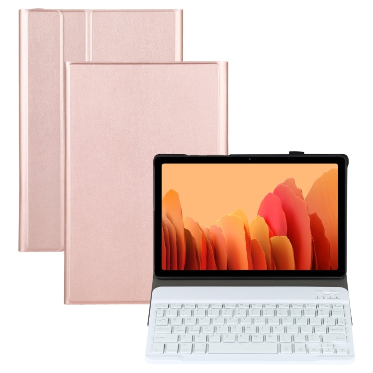 A500S แป้นพิมพ์แบ็คไลท์บลูทูธแบบถอดได้ Ultrathin เคสแท็บเล็ตหนังพลิกแนวนอนพร้อมตัวยึดสำหรับ Samsung Galaxy Tab A7 10.4 (2020) T500 / T505, For Samsung Galaxy Tab A7 10.4 (2020)