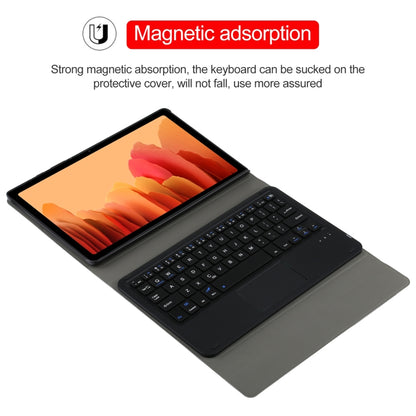 A500-A แป้นพิมพ์บลูทูธที่ถอดออกได้ Ultrathin เคสแท็บเล็ตหนังพลิกแนวนอนพร้อมทัชแพดและตัวยึดสำหรับ Samsung Galaxy Tab A7 10.4 (2020) T500 / T505, For Samsung Galaxy Tab A7 10.4 (2020)