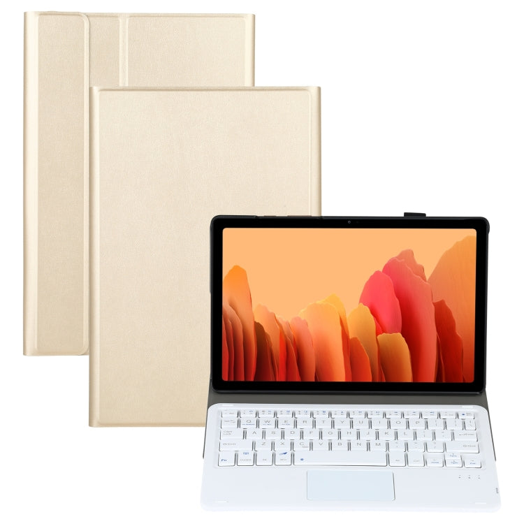 A500-A แป้นพิมพ์บลูทูธที่ถอดออกได้ Ultrathin เคสแท็บเล็ตหนังพลิกแนวนอนพร้อมทัชแพดและตัวยึดสำหรับ Samsung Galaxy Tab A7 10.4 (2020) T500 / T505, For Samsung Galaxy Tab A7 10.4 (2020)