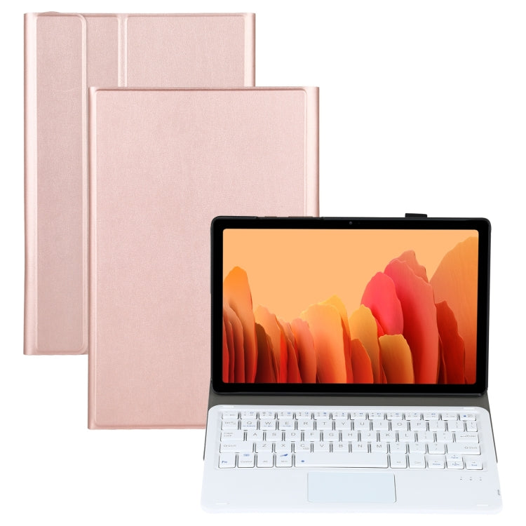A500-A แป้นพิมพ์บลูทูธที่ถอดออกได้ Ultrathin เคสแท็บเล็ตหนังพลิกแนวนอนพร้อมทัชแพดและตัวยึดสำหรับ Samsung Galaxy Tab A7 10.4 (2020) T500 / T505, For Samsung Galaxy Tab A7 10.4 (2020)