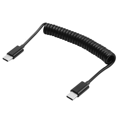 USB-C / Type-C ยาว 1 ม. ถึง USB 3.1 Type-C Data & Charging Spring Coiled Cable, Type-C to Type-C