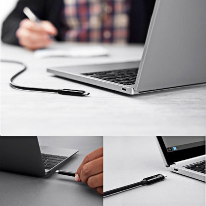 USB-C / Type-C ยาว 1 ม. ถึง USB 3.1 Type-C Data & Charging Spring Coiled Cable, Type-C to Type-C