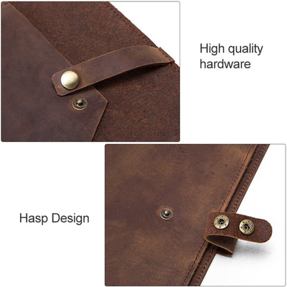 CF2002 สำหรับ iPad Pro 10.5 นิ้ว Retro Crazy Horse Texture หัวเข็มขัดมัลติฟังก์ชั่นแท็บเล็ตพีซีเคสหนังป้องกันพร้อมกระเป๋าโทรศัพท์มือถือ / โน๊ตบุ๊คและช่องเสียบการ์ด, For iPad Pro 10.5 inch