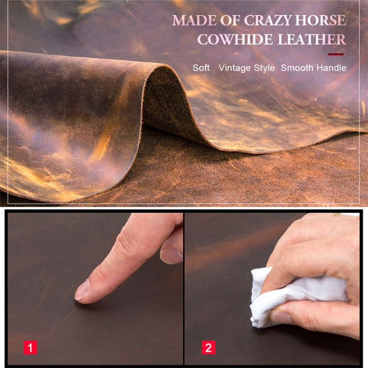 CF2002 สำหรับ iPad Pro 10.5 นิ้ว Retro Crazy Horse Texture หัวเข็มขัดมัลติฟังก์ชั่นแท็บเล็ตพีซีเคสหนังป้องกันพร้อมกระเป๋าโทรศัพท์มือถือ / โน๊ตบุ๊คและช่องเสียบการ์ด, For iPad Pro 10.5 inch