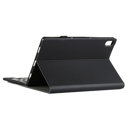 AM12 2 in 1 คีย์บอร์ดบลูทูธแบบถอดได้ + เคสแท็บเล็ตหนังป้องกันพร้อมตัวยึดสำหรับ Lenovo Tab P11 (Tab-J606F), AM12