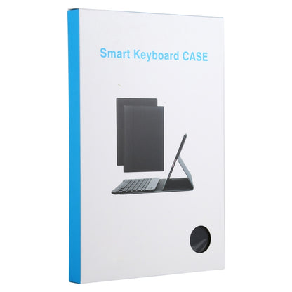 AM12 2 in 1 คีย์บอร์ดบลูทูธแบบถอดได้ + เคสแท็บเล็ตหนังป้องกันพร้อมตัวยึดสำหรับ Lenovo Tab P11 (Tab-J606F), AM12