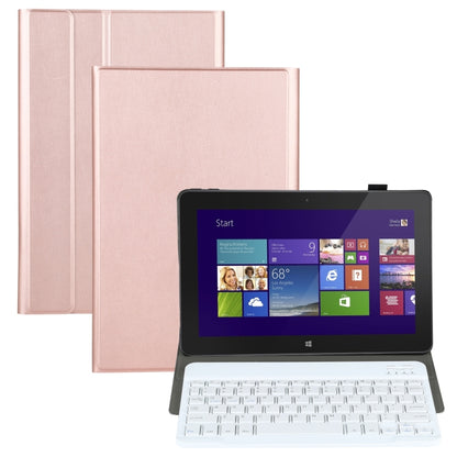 AM12 2 in 1 คีย์บอร์ดบลูทูธแบบถอดได้ + เคสแท็บเล็ตหนังป้องกันพร้อมตัวยึดสำหรับ Lenovo Tab P11 (Tab-J606F), AM12