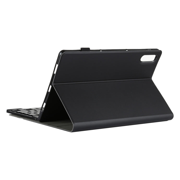 AM13 2 in 1 คีย์บอร์ดบลูทูธแบบถอดได้ + เคสแท็บเล็ตหนังป้องกันพร้อมตัวยึดสำหรับ Lenovo Tab P11 Pro (TB-XJ706F), AM13