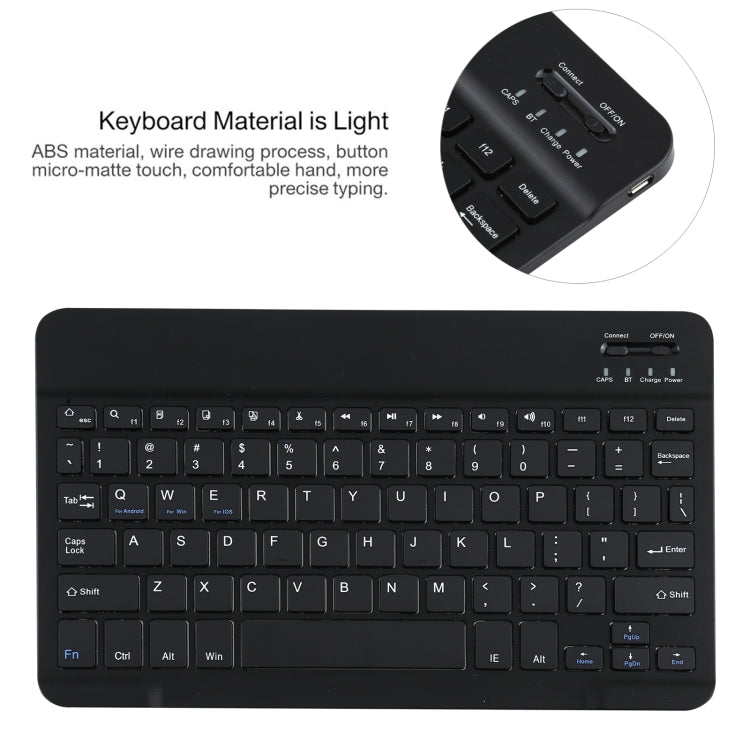 AM13 2 in 1 คีย์บอร์ดบลูทูธแบบถอดได้ + เคสแท็บเล็ตหนังป้องกันพร้อมตัวยึดสำหรับ Lenovo Tab P11 Pro (TB-XJ706F), AM13