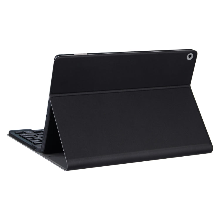 DY-M10ReL 2 in 1 คีย์บอร์ดบลูทูธแบบถอดได้ + เคสแท็บเล็ตหนังป้องกันพร้อมตัวยึดสำหรับ Lenovo Tab M10 FHD REL, For Lenovo Tab M10 FHD REL