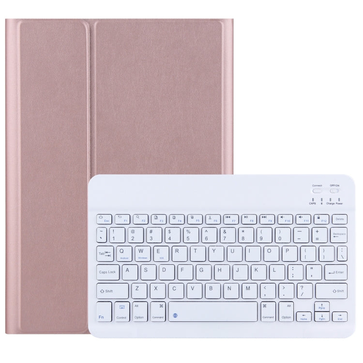 DY-M10ReL 2 in 1 คีย์บอร์ดบลูทูธแบบถอดได้ + เคสแท็บเล็ตหนังป้องกันพร้อมตัวยึดสำหรับ Lenovo Tab M10 FHD REL, For Lenovo Tab M10 FHD REL