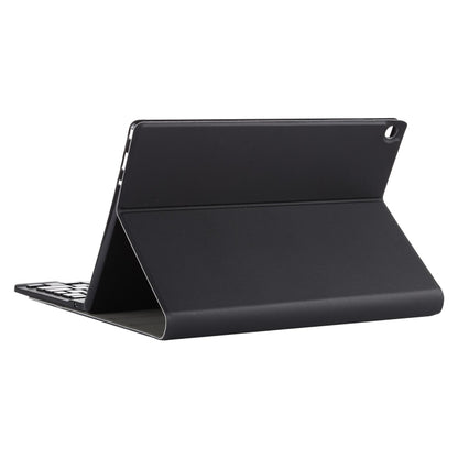 AM10 2 in 1 คีย์บอร์ดบลูทูธแบบถอดได้ + เคสแท็บเล็ตหนังป้องกันพร้อมตัวยึดสำหรับ Lenovo M10 FHD Plus 10.3 นิ้ว, AM10