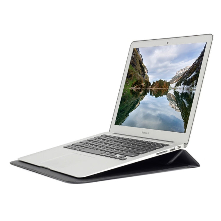 ซองหนัง PU สไตล์ซองจดหมายสากลพร้อมตัวยึดสำหรับ Ultrathin Notebook Tablet PC 15.4 นิ้ว, ขนาด: 39x28x1.5cm