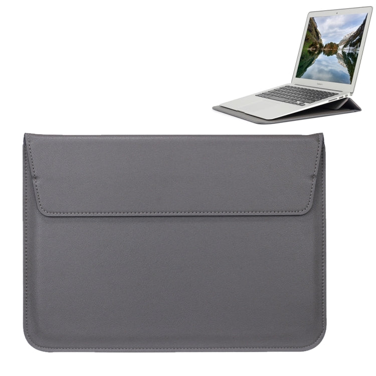 ซองหนัง PU สไตล์ซองจดหมายสากลพร้อมตัวยึดสำหรับ Ultrathin Notebook Tablet PC 15.4 นิ้ว, ขนาด: 39x28x1.5cm
