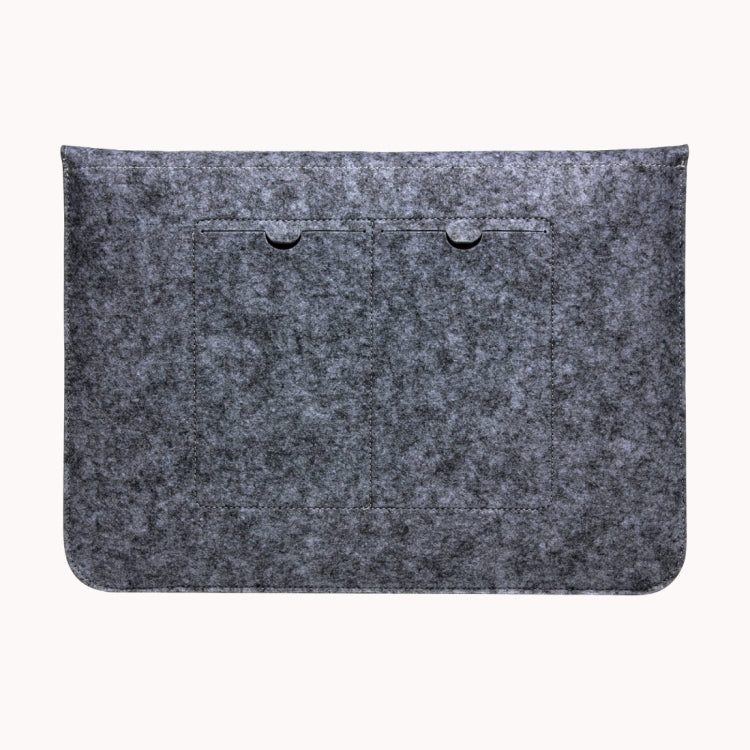 11.6 นิ้ว Universal Fashion Soft Sleeve Bag Case แท็บเล็ตแล็ปท็อปกระเป๋าสักหลาดสำหรับ MacBook Air 11.6 นิ้ว, ขนาด: 33x22x1cm