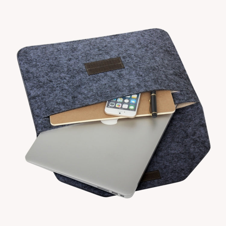 11.6 นิ้ว Universal Fashion Soft Sleeve Bag Case แท็บเล็ตแล็ปท็อปกระเป๋าสักหลาดสำหรับ MacBook Air 11.6 นิ้ว, ขนาด: 33x22x1cm
