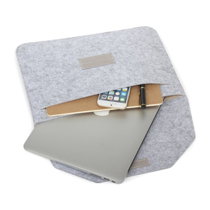 11.6 นิ้ว Universal Fashion Soft Sleeve Bag Case แท็บเล็ตแล็ปท็อปกระเป๋าสักหลาดสำหรับ MacBook Air 11.6 นิ้ว, ขนาด: 33x22x1cm