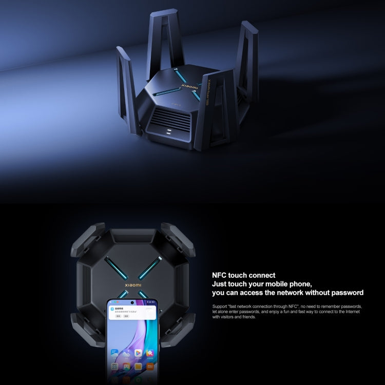 ต้นฉบับ Xiaomi WiFi Router 10 Gigabit Tri-Band Wireless Mesh Network Game Acceleration Repeater, US Plug, 10 Gigabit