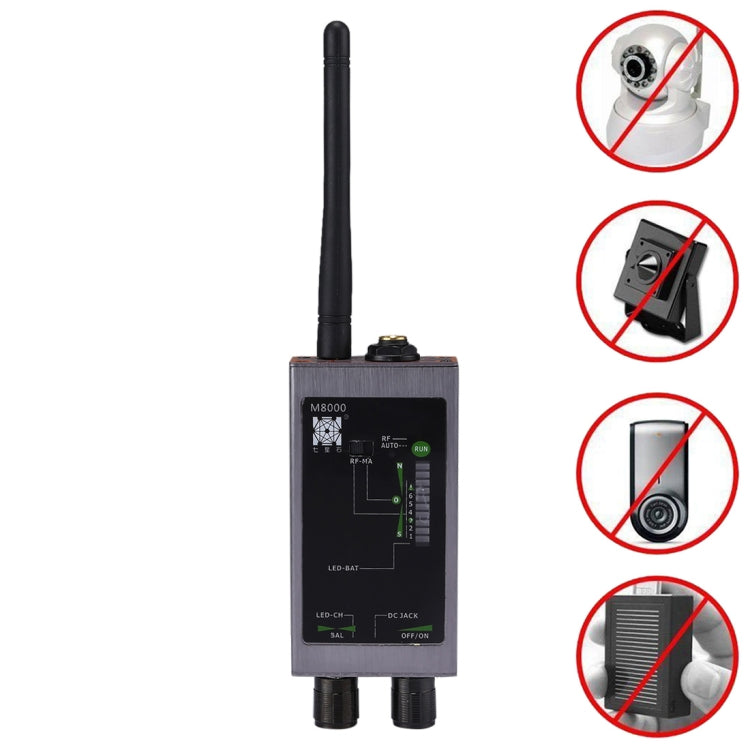M8000 เครื่องตรวจจับอเนกประสงค์ Anti-Spy Anti-Monitor, Anti-Tracker, M8000
