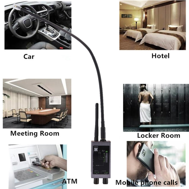 M8000 เครื่องตรวจจับอเนกประสงค์ Anti-Spy Anti-Monitor, Anti-Tracker, M8000