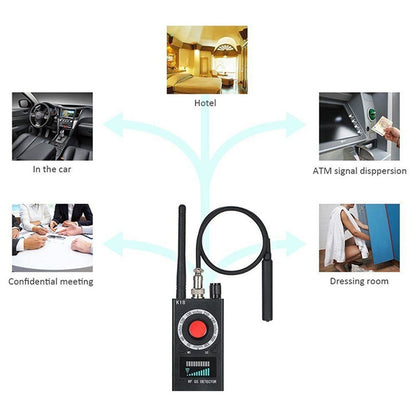 K18 Anti-sneak Sneak Shot เครื่องตรวจจับ GPS ไร้สาย เครื่องตรวจจับสัญญาณไร้สาย, K18