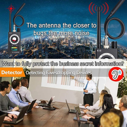 K18 Anti-sneak Sneak Shot เครื่องตรวจจับ GPS ไร้สาย เครื่องตรวจจับสัญญาณไร้สาย, K18
