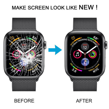 สำหรับ Apple Watch Series 4 / 5 / 6 ขนาด 46 มม. กระจกหน้าจอภายนอกทำจากวัสดุแซฟไฟร์ พร้อมเทคโนโลยี OCA, For Apple Watch Series 4 / 5 / 6 44mm