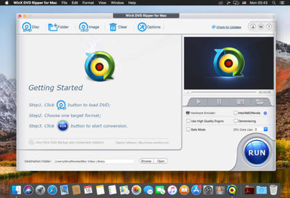 WinX DVD Ripper 2021 v6.6.1 Full Version for MacOS