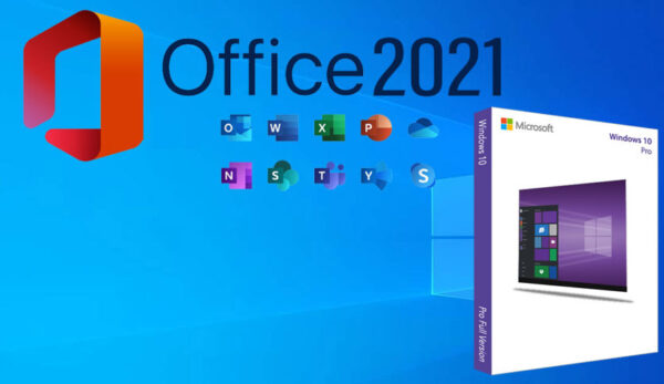 Windows 10 Pro with Office 2021 Updated Aug 2021 Lifetime