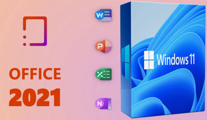 Windows 11 Pro + Microsoft Office 2021 Full Version Lifetime