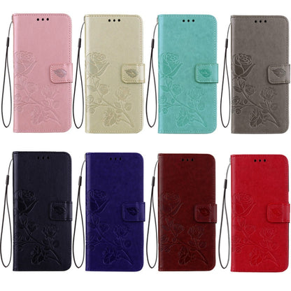 สำหรับ Xiaomi Redmi 5 Plus Rose ซองหนัง PU สิ่งแวดล้อมแบบพลิกแนวนอนพร้อมตัวยึดและช่องเสียบการ์ดและกระเป๋าสตางค์, For Xiaomi Redmi 5 Plus