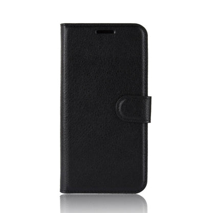 ซองหนังพลิกแนวนอนเนื้อลิ้นจี่สำหรับ Xiaomi Redmi 6A พร้อมกระเป๋าสตางค์และที่วางและช่องเสียบการ์ด, For Redmi 6A