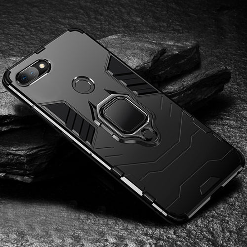 เคสกันกระแทก PC + TPU พร้อมตัวยึดแหวนแม่เหล็กสำหรับ Xiaomi Mi 8 Lite, For Xiaomi Mi 8 Lite