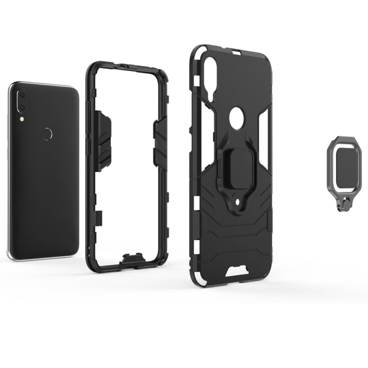 เคสกันกระแทก PC + TPU สำหรับ Xiaomi Mi Play พร้อมตัวยึดแหวนแม่เหล็ก, For Xiaomi Mi Play