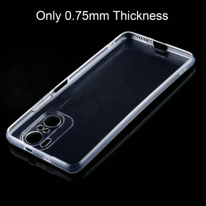 สำหรับ Xiaomi Redmi K40 0.75 มม. บางเฉียบโปร่งใส TPU เคสป้องกัน, For Xiaomi Redmi K40