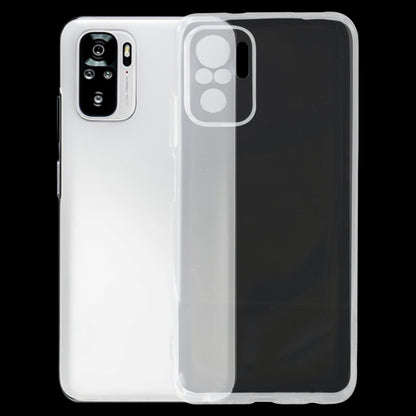 สำหรับ Xiaomi Redmi Note 10 0.75 มม. บางเฉียบโปร่งใส TPU เคสป้องกัน, For Xiaomi Redmi Note 10