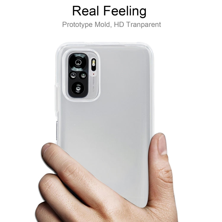 สำหรับ Xiaomi Redmi Note 10 0.75 มม. บางเฉียบโปร่งใส TPU เคสป้องกัน, For Xiaomi Redmi Note 10