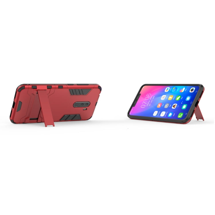 เคสกันกระแทก PC + TPU สำหรับ Xiaomi Pocophone F1 พร้อมตัวยึด, Xiaomi Pocophone F1