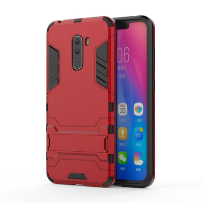 เคสกันกระแทก PC + TPU สำหรับ Xiaomi Pocophone F1 พร้อมตัวยึด, Xiaomi Pocophone F1