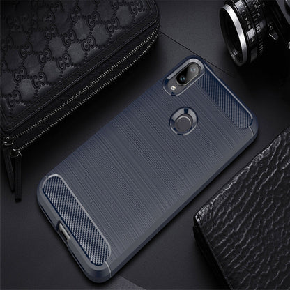 เคส TPU คาร์บอนไฟเบอร์พื้นผิวแปรงสำหรับ Xiaomi Mi Play, For Xiaomi Mi Play