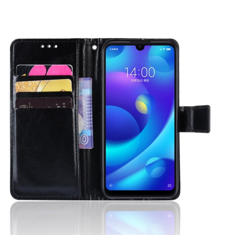 ซองหนังพลิกแนวนอนพื้นผิว Crazy Horse สำหรับ Xiaomi Redmi Note 7 พร้อมตัวยึดและช่องเสียบการ์ดและกระเป๋าสตางค์และเชือกเส้นเล็ก, For Redmi Note 7, Xiaomi Redmi Note 7, For Xiaomi Redmi Note 7 (Lanyard)