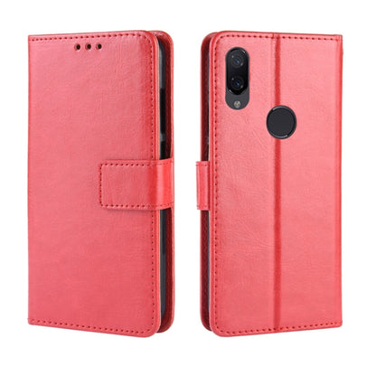 ซองหนังพลิกแนวนอนพื้นผิว Crazy Horse สำหรับ Xiaomi Redmi Note 7 พร้อมตัวยึดและช่องเสียบการ์ดและกระเป๋าสตางค์และเชือกเส้นเล็ก, For Redmi Note 7, Xiaomi Redmi Note 7, For Xiaomi Redmi Note 7 (Lanyard)
