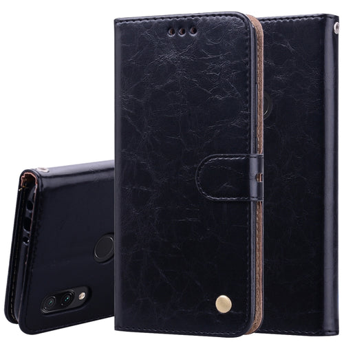 ซองหนังพลิกแนวนอนสไตล์ธุรกิจสำหรับ Xiaomi Redmi 7 พร้อมตัวยึดและช่องเสียบการ์ดและกระเป๋าสตางค์, For Xiaomi Redmi 7